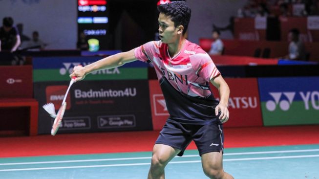 Indonesia Masters 2023: Anthony Ginting Terhenti di Babak 16 Besar