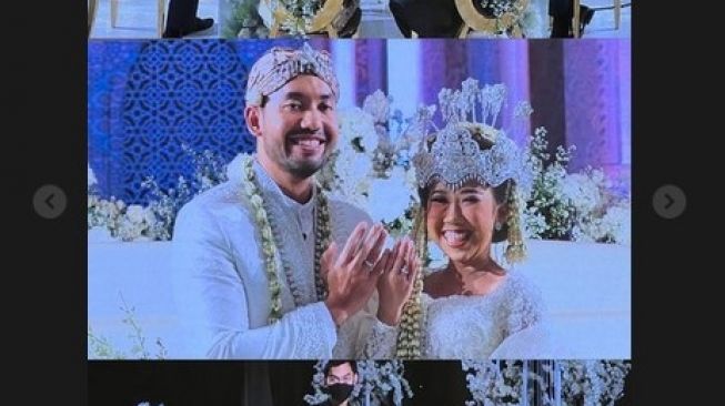 Kiky Saputri dan M Khairi resmi menikah. [Instagram Hesty Purwadinata]