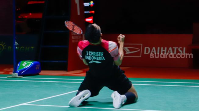 Jonatan Christie Ungkap Makna Selebrasi Heboh usai Melaju ke Final Indonesia Masters 2023