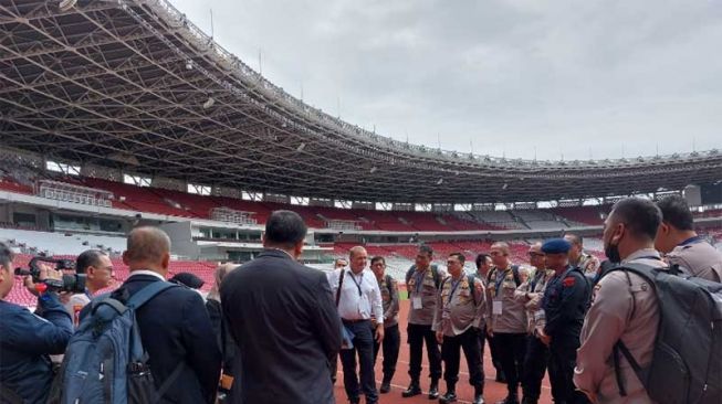 Kursus Pengamanan Stadion, Peserta Dikenalkan Beragam Situasi dan Cara Mengatasi