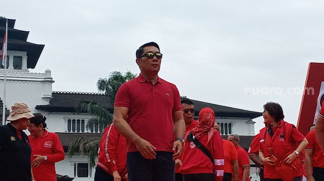 Nongol di Acara PDIP, Ridwan Kamil Pamer Membangun Jabar Tanpa Lupakan Bung Karno