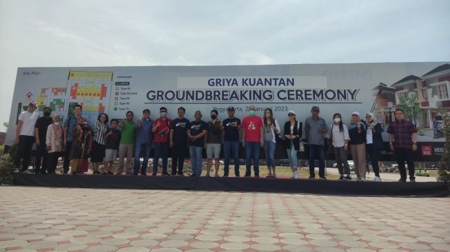 Groundbreaking Perumahan Griya Kuantan Resmi Digelar, Puluhan Konsumen Turut Meramaikan