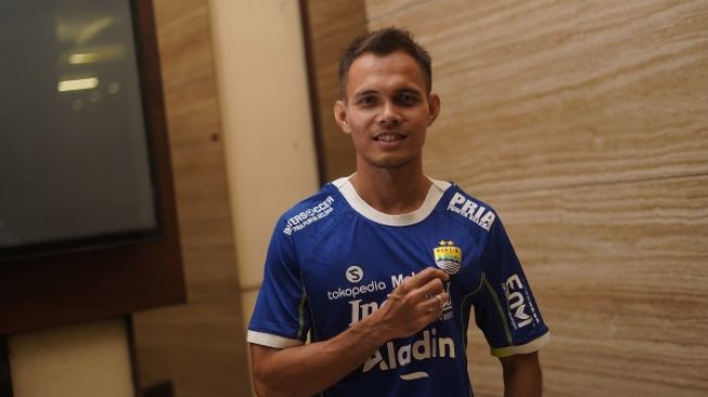 Pemain baru Persib Bandung, Rezaldi Hehanussa. [Persib Bandung]