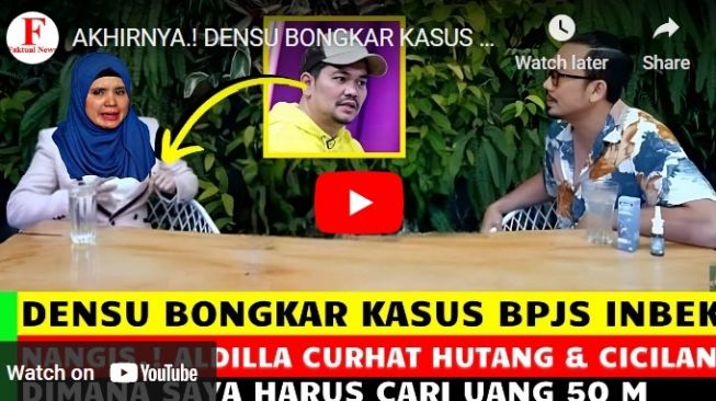 Hoaks Denny Sumargo bongkar kaus BPJS Indra Bekti.