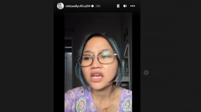 Nikita Willy ngakak lihat video wanita ini yang dibandingkan dengan dirinya. (Instagram)