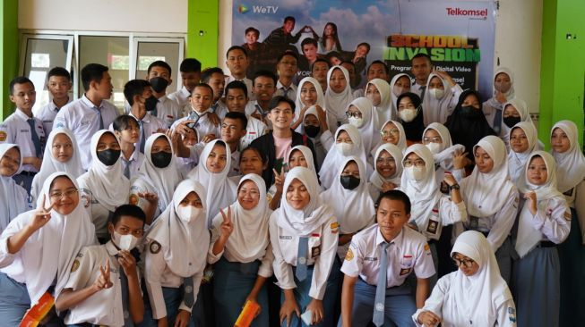 Berikan Literasi Digital Video, Kevin Leonardo Kunjungi SMK Negeri 7 Semarang