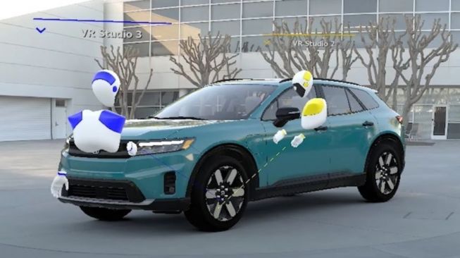  Honda menggunakan teknologi virtual reality (VR) untuk mengembangkan desain produknya (Honda via ANTARA/HO)