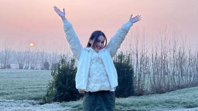 Potret Ayu Ting Ting liburan ke Italia (Instagram/@ayutingting92)