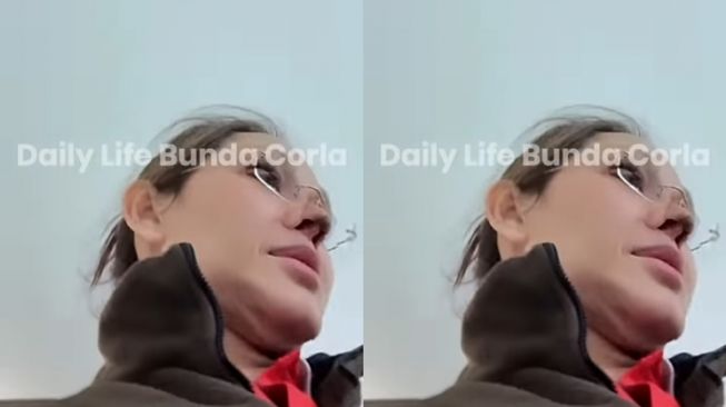 Potret Bunda Corla Langsung Kerja usai Tiba di Jerman (YouTube Daily Live Bunda Corla)