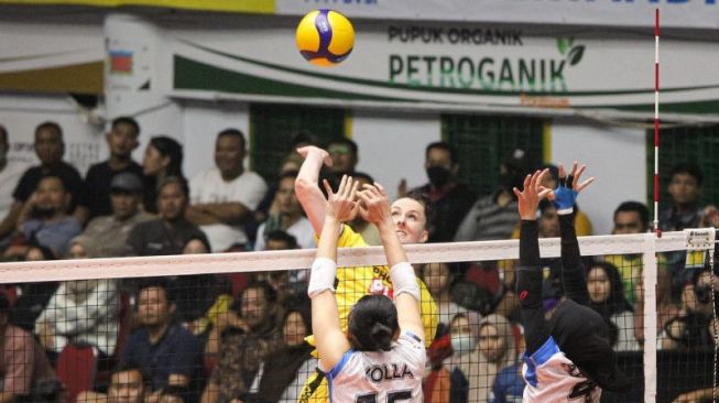 Hasil Proliga 2023: Bungkam Gresik Petrokimia, Jakarta Pertamina Fastron Pastikan Tiket Empat Besar