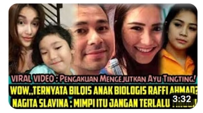 CEK FAKTA: Ayu Ting Ting Mengaku Bilqis Ternyata Anak Biologis Raffi Ahmad, Benarkah?