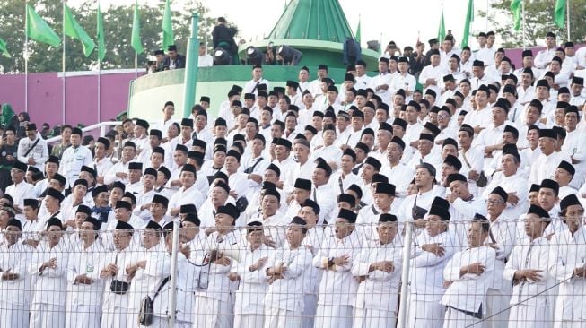 Puncak peringatan seabad Nahdlatul Ulama (NU) di Stadion Gelora Delta Sidoarjo, Jawa Timur, Selasa (7/2/2023). [ Foto dok. PBNU]