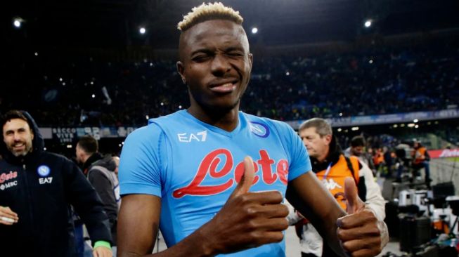 Ganasnya Victor Osimhen, Juru Gedor Napoli yang Bikin Setan Merah Kepincut