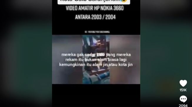 CEK FAKTA: Penampakan Kota Gaib Saranjana Tahun 2003 yang Futuristik, Benarkah?