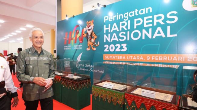 Peringati HPN 2023, Ganjar Berharap Insan Pers Semakin Mendidik dan Edukatif