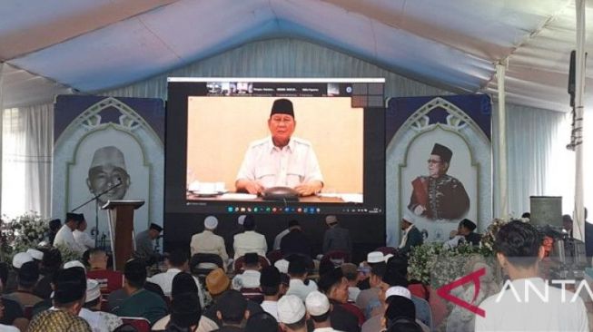 Gagal Hadiri Acara Haul KH Ahmad Makki, Prabowo Subianto Minta Maaf ke Warga Sukabumi