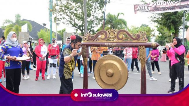 Walikota Judas Amir Buka Kembali Car Free Day di Titik 0 Kota Palopo