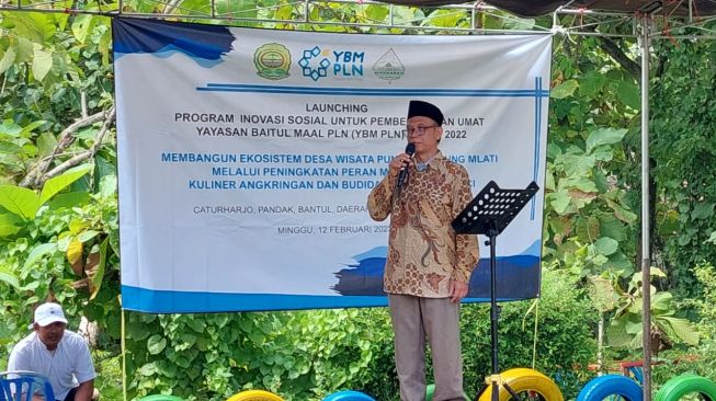 Launching Program Pengembangan Ekosistem Desa Wisata Gadung Mlati (Ketua Warkaban Didik Akhmadi)