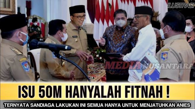 CEK FAKTA: Sandiaga Uno Sengaja Fitnah Utang Rp50 M Demi Jatuhkan Anies di Pilpres, Benarkah?