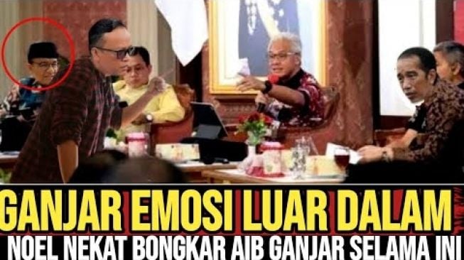 CEK FAKTA: Ganjar Emosi Ketua JoMan Lebih Pilih Anies dan Bongkar Aibnya, Benarkah?