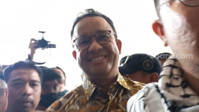 Nongol di Acara Rakernas Partai Ummat Besutan Amien Rais, Teriakan 'Presiden' Menggema Sambut Anies