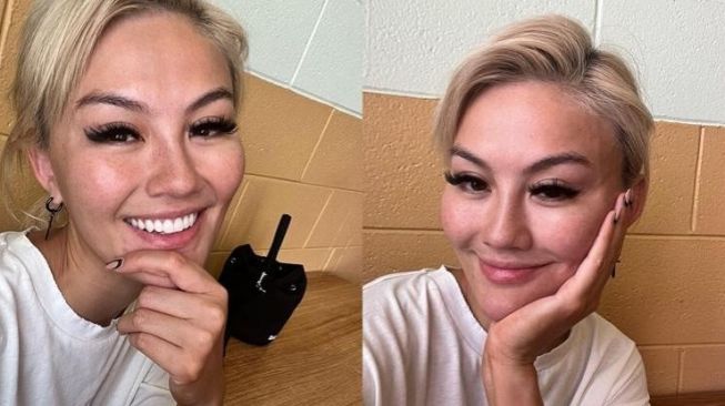 Artis Pede Pamer Wajah Tanpa Makeup (Instagram/@agnezmo) 