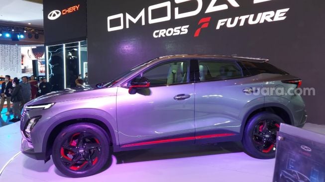 Chery Omoda 5 di IIMS 2023 [Suara.com/Manuel Jeghesta Nainggolan].