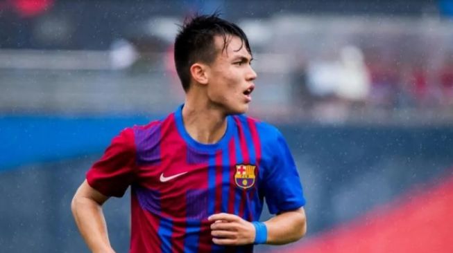 Pemain Barcelona U-19, Niko Takahashi. [doc. TyC Sports]