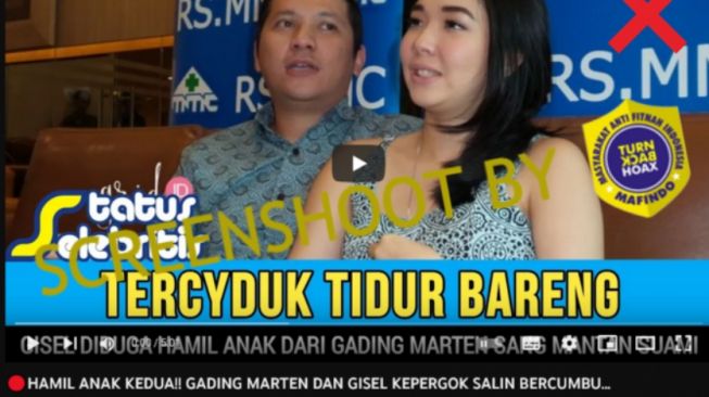 CEK FAKTA: Terciduk Tidur Bareng, Gisel Hamil Anak Kedua dengan Gading Marten, Benarkah?