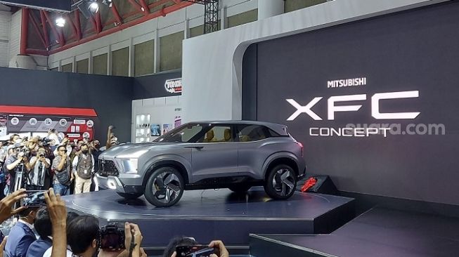 Mitsubishi XFC Concept di IIMS 2023 [Suara.com/Manuel Jeghesta Nainggolan].