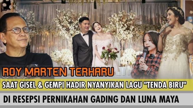 CEK FAKTA: Haru Gempi dan Gisel Nyanyi Lagu 'Tenda Biru' di Nikahan Gading dan Luna Maya, Benarkah?