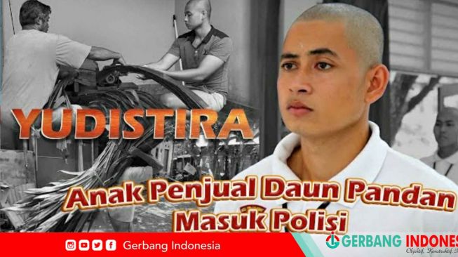 Yudistira, Anak Penjual Daun Pandan Jadi Polisi