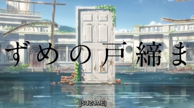 Suzume no Tojimari (tangkapan layar YouTube AnimeSelect)