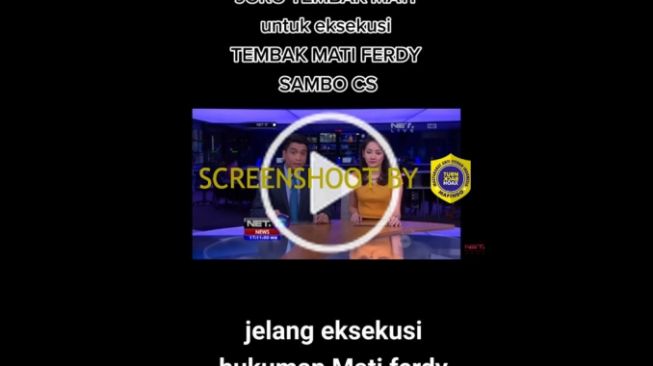 CEK FAKTA: Video Regu Tembak Siap-siap Eksekusi Mati Ferdy Sambo Cs, Benarkah?