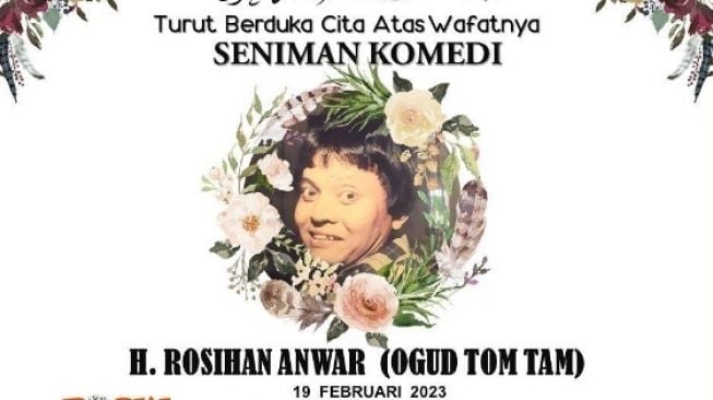 Innalillahi, Komedian Legendaris Ogud Tom Tam Meninggal Dunia