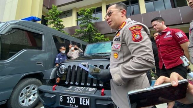 Terkuak, Pelat Mobil Jeep Rubicon Penganiaya Anak Pengurus GP Ansor Ternyata Palsu