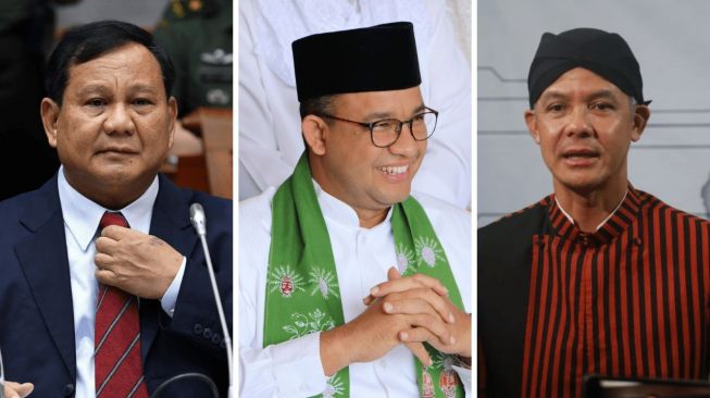 Survei GRC: Prabowo Ungguli Ganjar dan Anies di Pilpres 2024