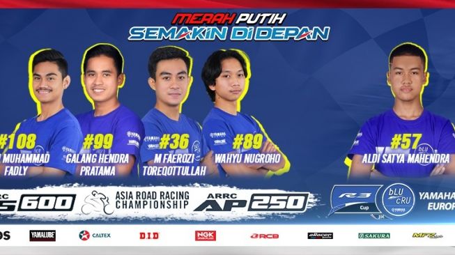 Sambut Musim 2023, Yamaha Indonesia Rilis Formasi Rider "Semakin di Depan Fighter bLU cRU Pro Racer"