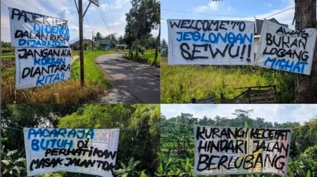 Jalan di Wilayah Banyurejo Rusak Parah, Sebulan Ditambal Bolong Lagi