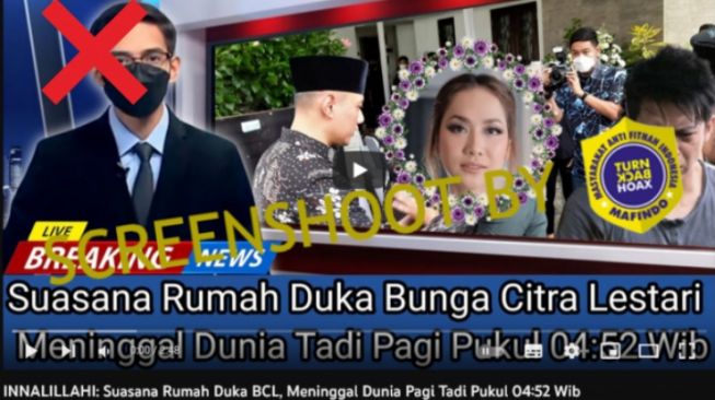 CEK FAKTA: Benarkah Kabar Duka Bunga Citra Lestari Meninggal Dunia?