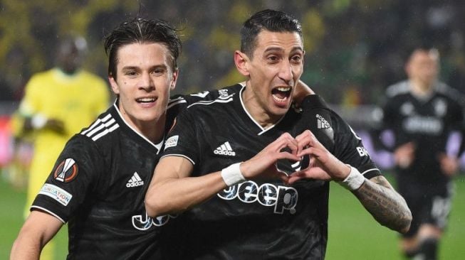 Hasil Nantes vs Juventus: Trigol Angel di Maria Bawa Bianconeri ke 16 Besar Liga Europa