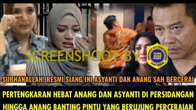 CEK FAKTA: Anang Hermansyah Nekat Ceraikan Ashanty Demi Bela KD, Benarkah?