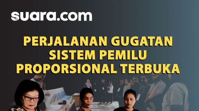 INFOGRAFIS: Perjalanan Gugatan Sistem Pemilu Proporsional Terbuka