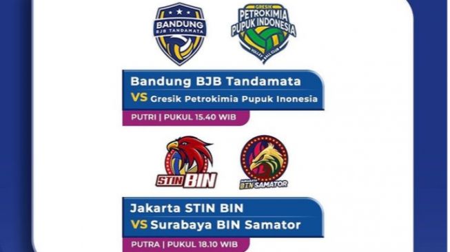 Link Nonton Bandung BJB Tandamata vs Gresik Petrokimia Pupuk Indonesia