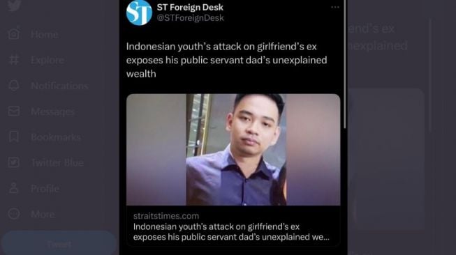 David Gadgetin Terseret dalam Kasus Penganiayaan Mario Dandy Akibat Media Internasional