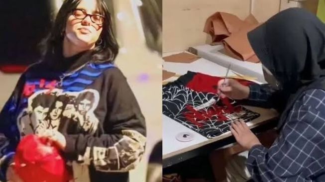 Desain Baju untuk Billie Eilish, Ini Cerita Membanggakan Callista Aldenia Remaja Asal Bandung