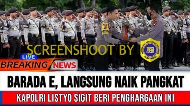 CEK FAKTA: Bharada E Naik Pangkat dan Diberi Hadiah Oleh Kapolri Listyo Sigit, Benarkah?