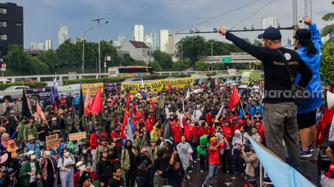 2.590 Personel Gabungan Bakal Kawal Demo Besar di DPR, Massa Tolak Pilpres Curang hingga Tuntut Jokowi Turun