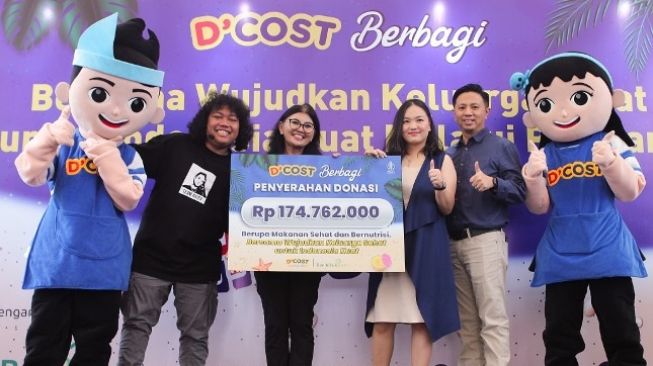 Marshel Widianto Meriahkan Kegiatan Donasi dan Peluncuran Kemitraan D'Cost