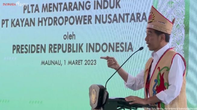 PLTA Mentarang Dibangun dengan Anggaran Rp 40 T, Jokowi: Kita Harapkan Jadi Kekuatan Besar Indonesia